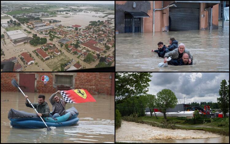 Alluvione Ravenna Il Centro Di Lugo Completamente Allagato Le