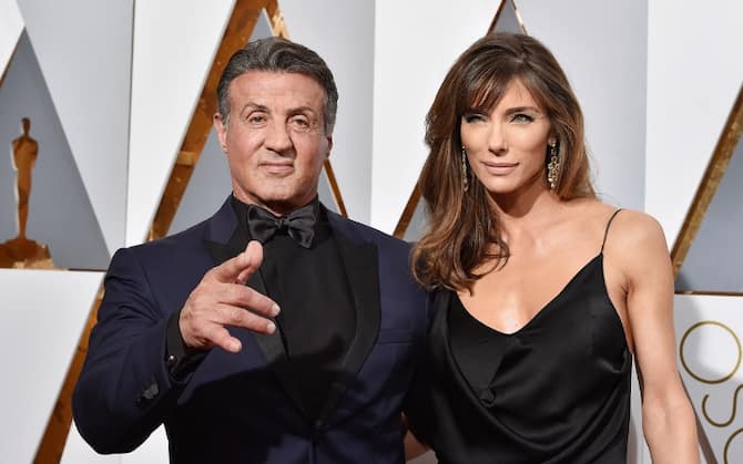 Sylvester Stallone e la moglie Jennifer Flavin le foto più belle