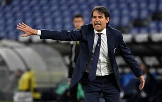 L'allenatore della Lazio Simone Inzaghi