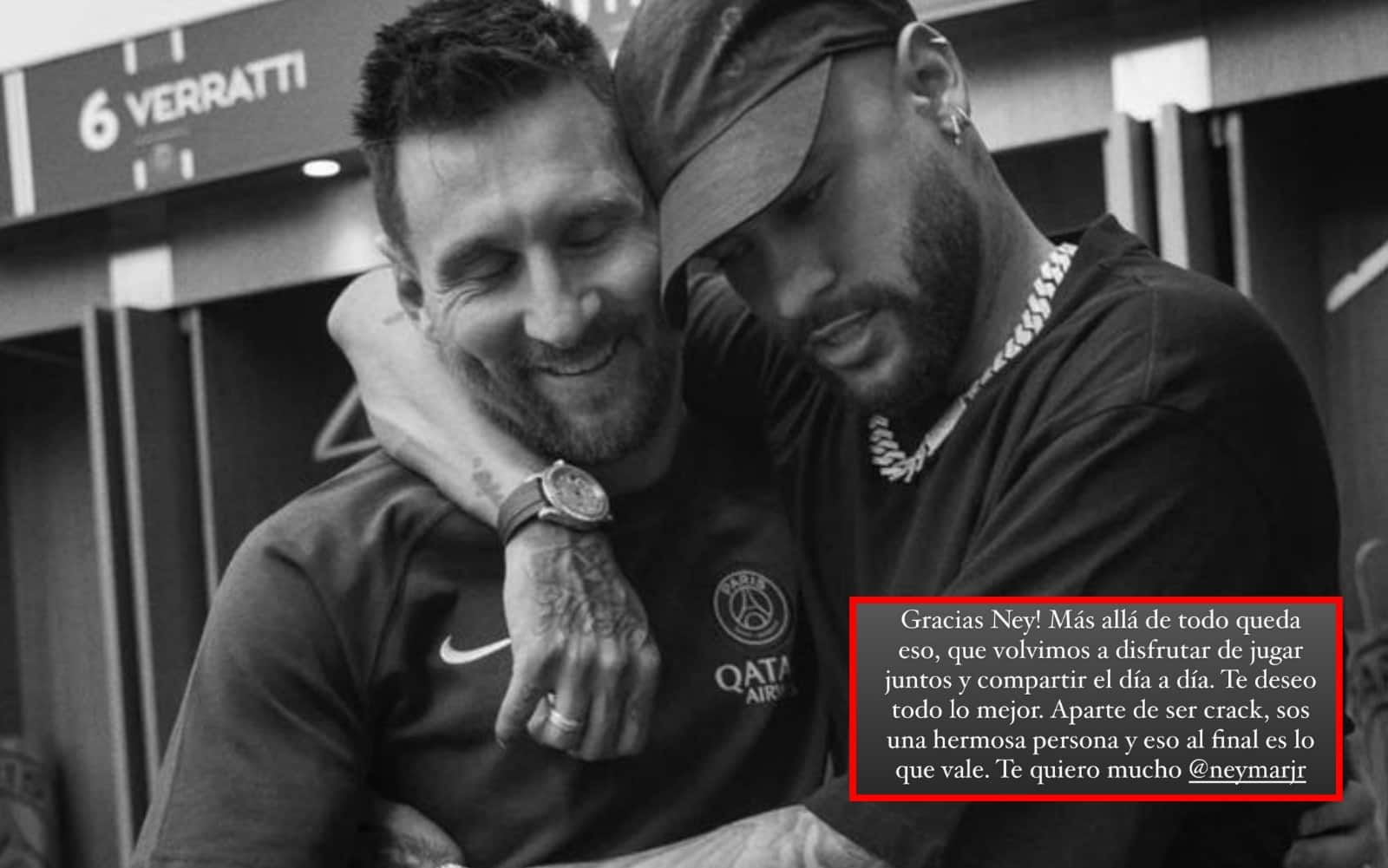 Neymar saluta Messi su Instagram: "Che tu sia felice", e la Pulce risponde…