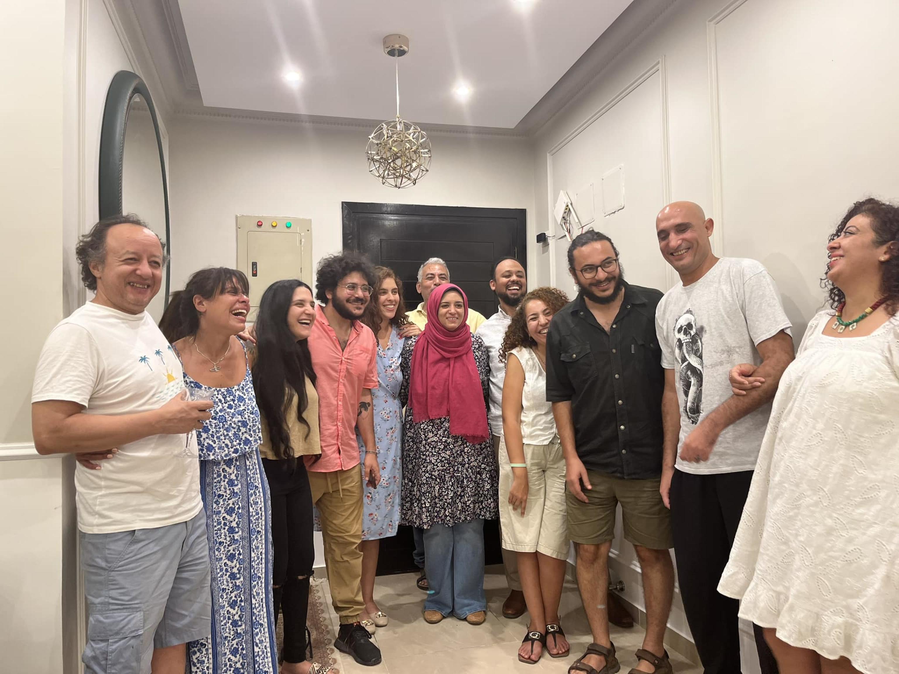 Patrick Zaki incontra gli attivisti in Egitto
