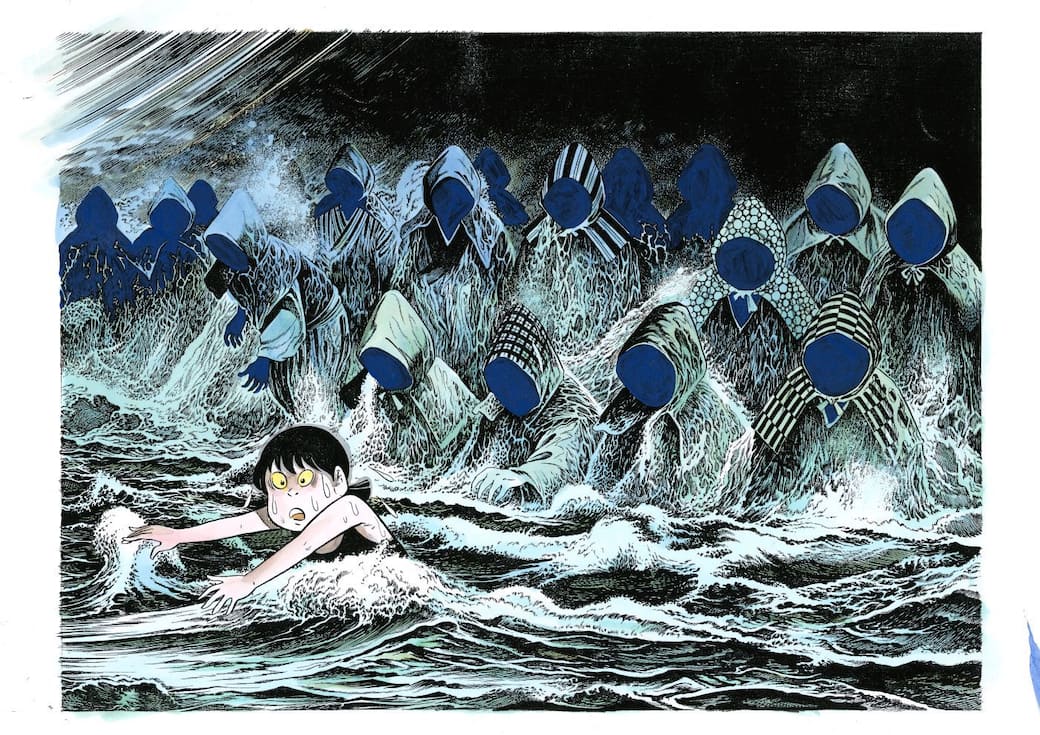 Mondo Mizuki, Mondo Yokai a cura di Canicola, Vincenzo Filosa e MIZUKI PRO, Tokyo. Credits: Shigeru Mizuki, courtesy MIZUKI PRO, Tokyo