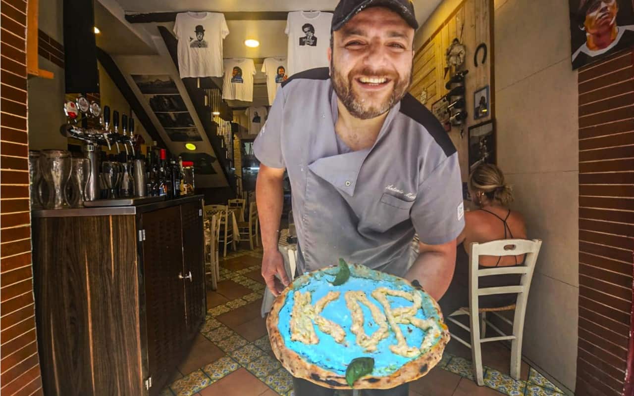 La pizza dedicata a De Bruyne