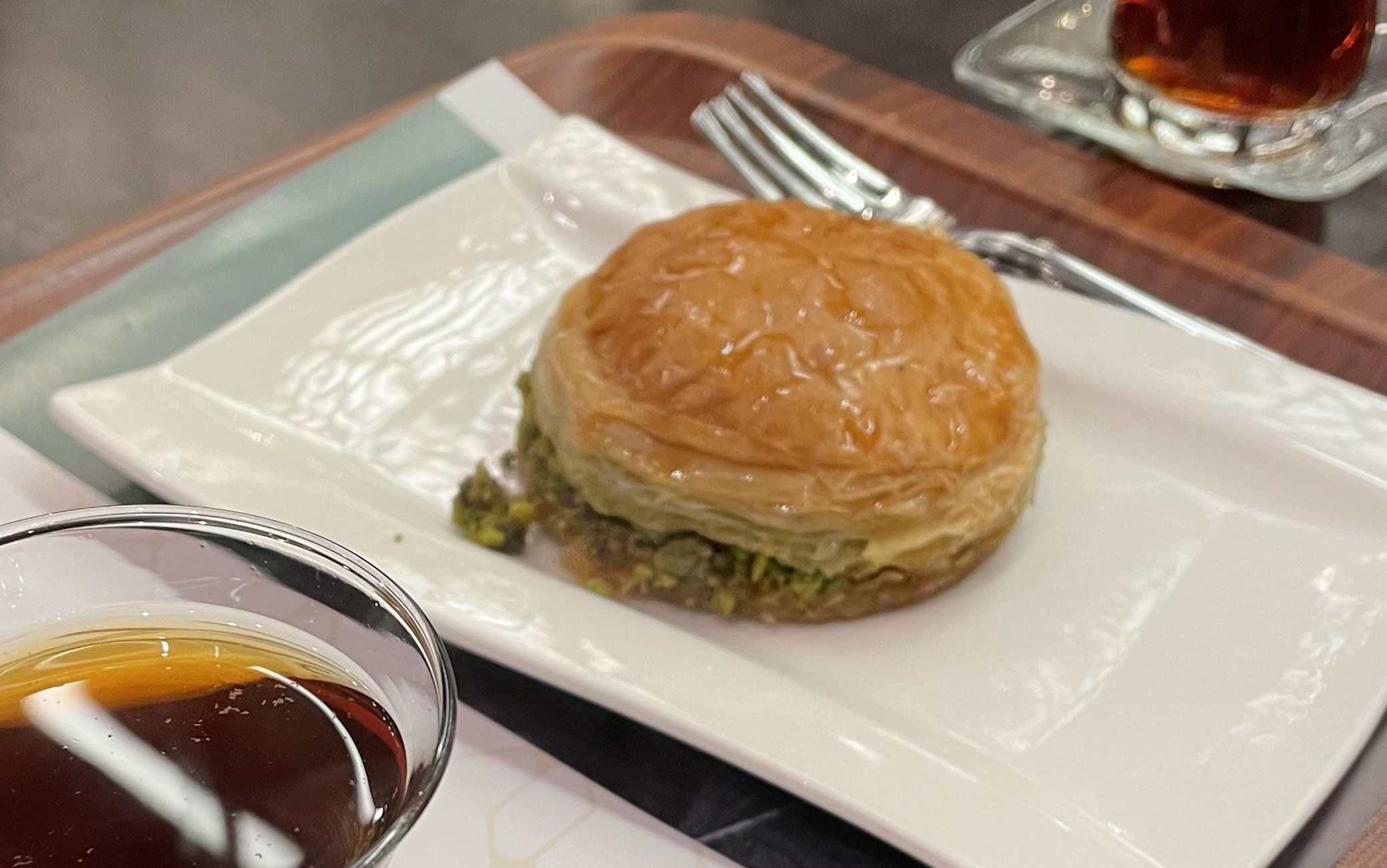 Karaköy Güllüoğlu. Oldest Baklava place in Istanbul.