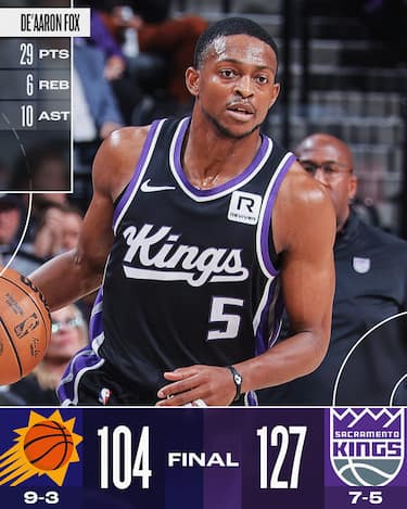 SACRAMENTO KINGS-PHOENIX SUNS 127-104
