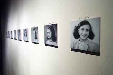 The new Anne Frank exhibit  will  open 11 June 2003 by US First Lady Laura Bush at The United States Holocaust Memorial Museum in Washington, DC. The United States Holocaust Memorial Museum is commemorating its 10th Anniversary from April 2003 to April 2004 through programs that underscore the resonance and urgency of the lessons of the Holocaust for todays world   TIM SLOAN / AFP PHOTO  (Photo credit should read TIM SLOAN/AFP via Getty Images)