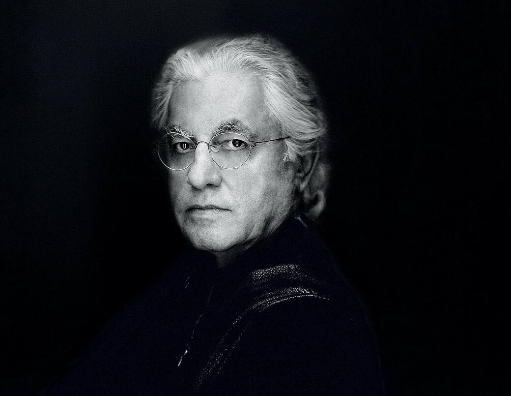 Germano Celant, Fotografia di Giovanni Gastel © Image Service srl, courtesy Archivio Giovanni Gastel