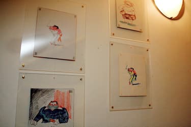 I disegni di Federico Fellini, Al Blu di Prussia