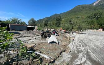 I danni in Val Camonica, nel Bresciano