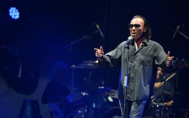 Italian singer-songwriter, Antonello Venditti, performs on stage during a concert at the Olimpico stadium in Rome, Italy, 18 June 2022.   ANSA/ETTORE FERRARI