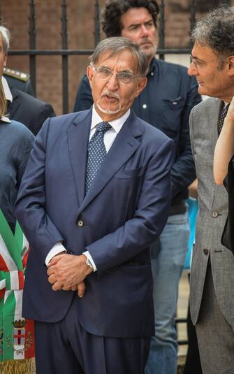 Ignazio La Russa al funerale di Francesco Alberoni nella basilica di S.Ambrogio, Milano 19 Agosto 2023
ANSA/MATTEO CORNER