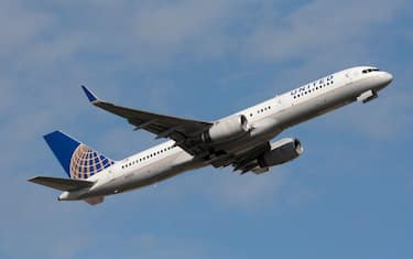 This aircraft is an ex-Continental Airlines aircraft in the colours adopted by the combined fleet of United Airlines and Continental following the merger of the two airlines in 2010.