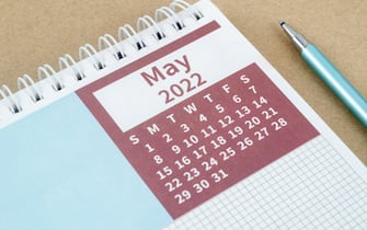 calendario quinto mese dell'anno
