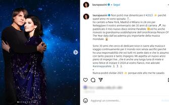 Auguri di buon anno 2024 di Laura Pausini