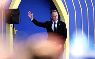 Team Europe Captain Luke Donald during the Ryder Cup Opening Ceremony at the Marco Simone Golf and Country Club, Rome, Italy. Picture date: Thursday September 28, 2023.