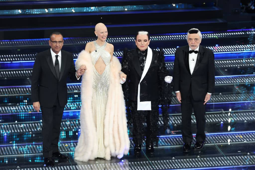 Bianca Balti Carlo Conti Cristiano Malgioglio Nino Frassica Festival Sanremo