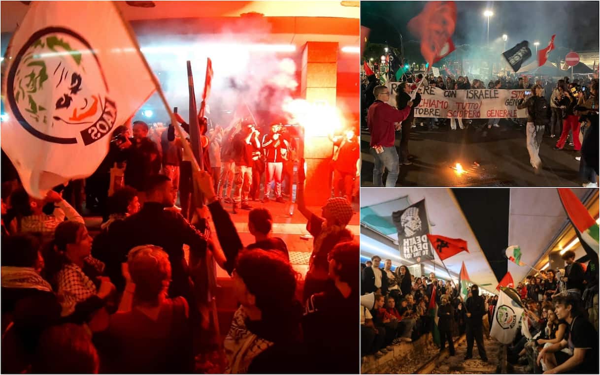 Flotilla, manifestazioni a Roma, Napoli e Torino. Cgil e Usb: "Venerdì sciopero". FOTO
