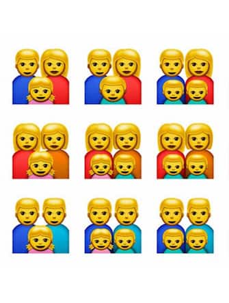 Emoji famiglia