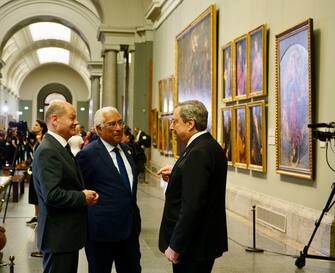 Draghi con Scholz e Costa