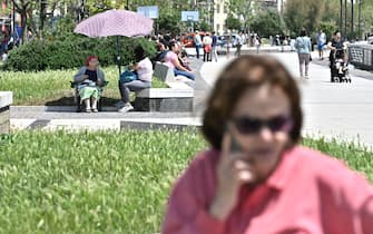 Campi Flegrei, gente in strada