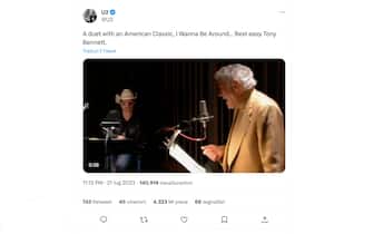 Il post degli U2 dedicato a Tony Bennett