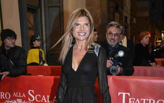 Laura Ravetto at the La Scala opera house's season opener to attend  Don Carlo , in Milan, Italy, 07 December 2023. The Scala opera house season opener is considered one of the highlights of the European cultural calendar. ANSA/MATTEO CORNER