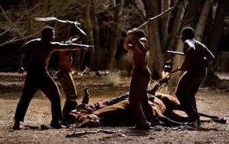 Una scena di Django Unchained