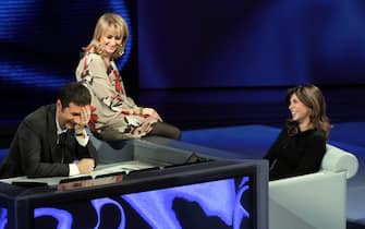 Elisabetta Canalis (D) ospite questa sera, 21 novembre 2010, ospite della trasmissione "Che tempo che fa" condotta da Fabio Fazio con Luciana Letizzietto.
MATTEO BAZZI