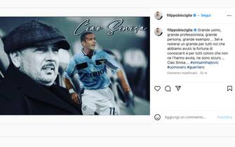Il ricordo social di Sinisa Mihajlovic