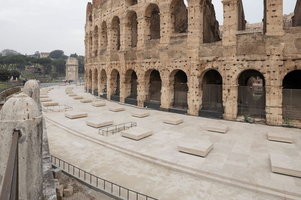 Ambulacri meridionali del Colosseo. Foto Simona Murrone - Parco archeologico del Colosseo