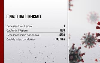 Grafiche coronavirus: la situazione in Cina