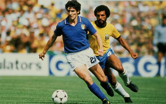 Luce Notturna Calcio Lampada LED Paolo Rossi Mundial 82 Ricordo