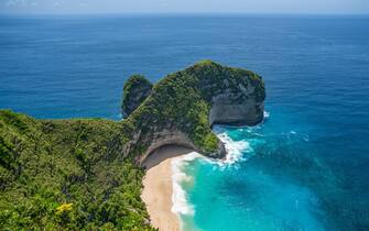 Kelingking Beach in Nusa Penida Island, Bali, Indonesia