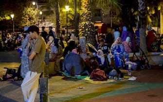 Terremoto in Marocco, gente per strada