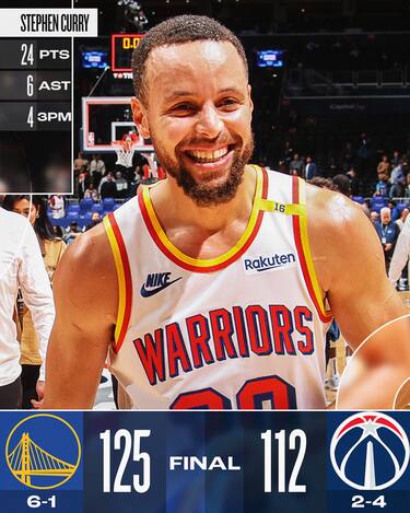 WASHINGTON WIZARDS-GOLDEN STATE WARRIORS 112-125
