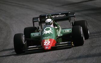 Riccardo Patrese, Alfa Romeo 184T, Grand Prix of Austria, Red Bull Ring, 19 August 1984. (Photo by Paul-Henri Cahier/Getty Images)
