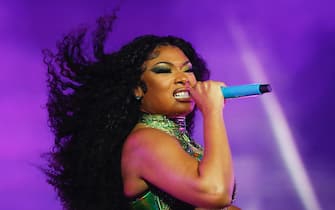 megan thee stallion epa09905859 Megan Thee Stallion performs during the Coachella Valley Music and Arts Festival in Indio, near Palm Springs, California, USA, 23 April 2022. EPA/CAROLINE BREHMAN