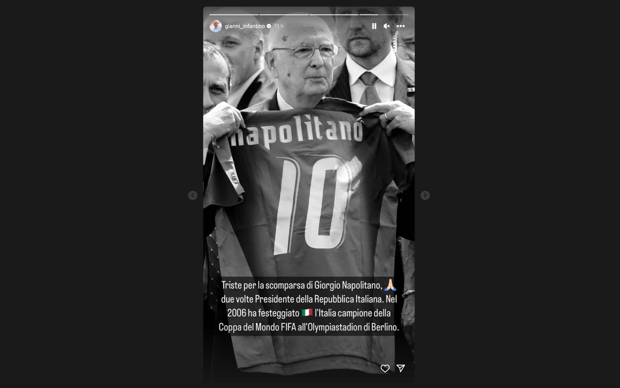 Infantino Napolitano Instagram