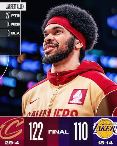 LOS ANGELES LAKERS-CLEVELAND CAVALIERS 110-122