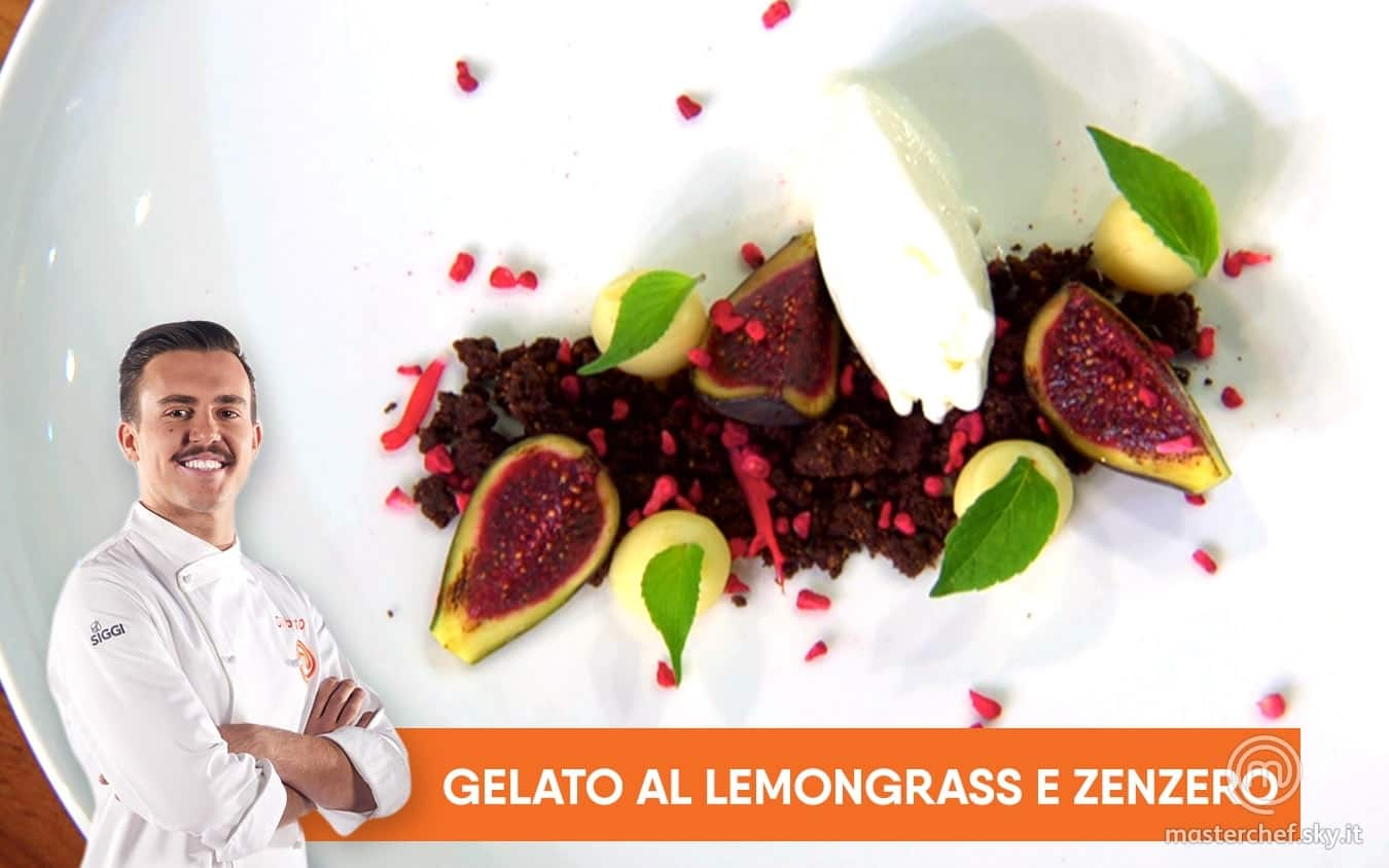 Gelato al lemongrass e zenzero