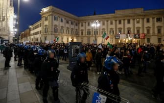 Manifestazione no green pass
