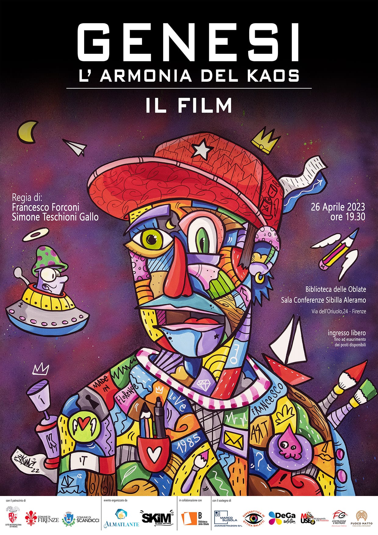 Locandina film "Genesi - L'armocromia del caos"