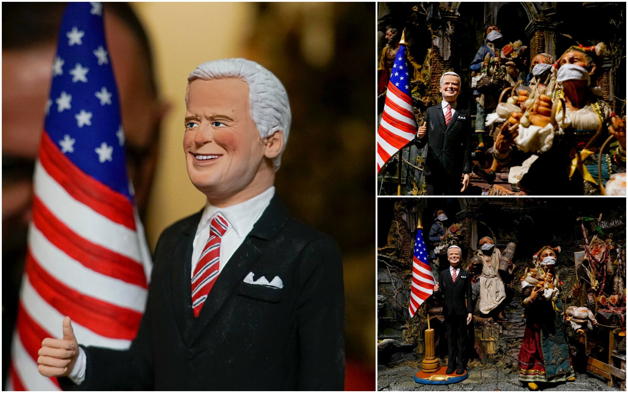 joe biden presepe napoletano