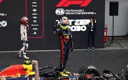 Perez domina a Baku: Verstappen 2°, Leclerc 3°