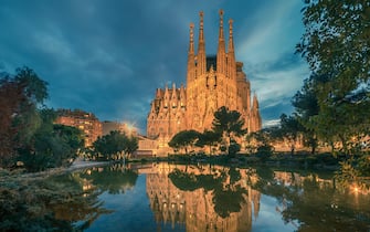 Barcelona, Catalonia, Spain: Basicila and Expiatory Church of the Holy Family, known as Sagrada Familia