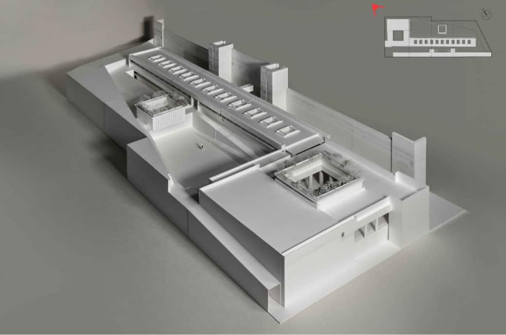 Masterplan Ala Cosenza. Fotografia del modellino in scala 1:100