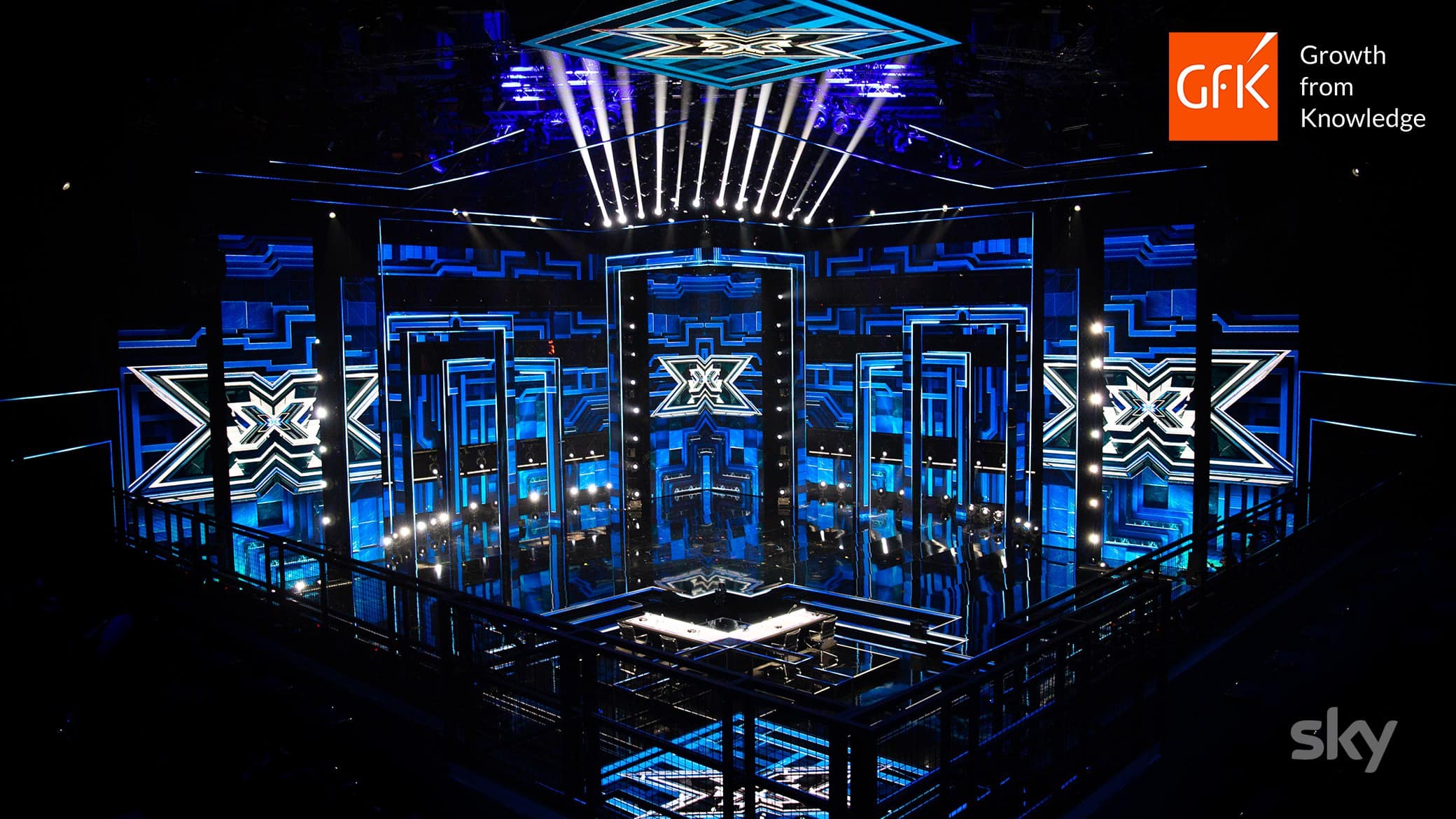 il palco della Sky Wifi Arena