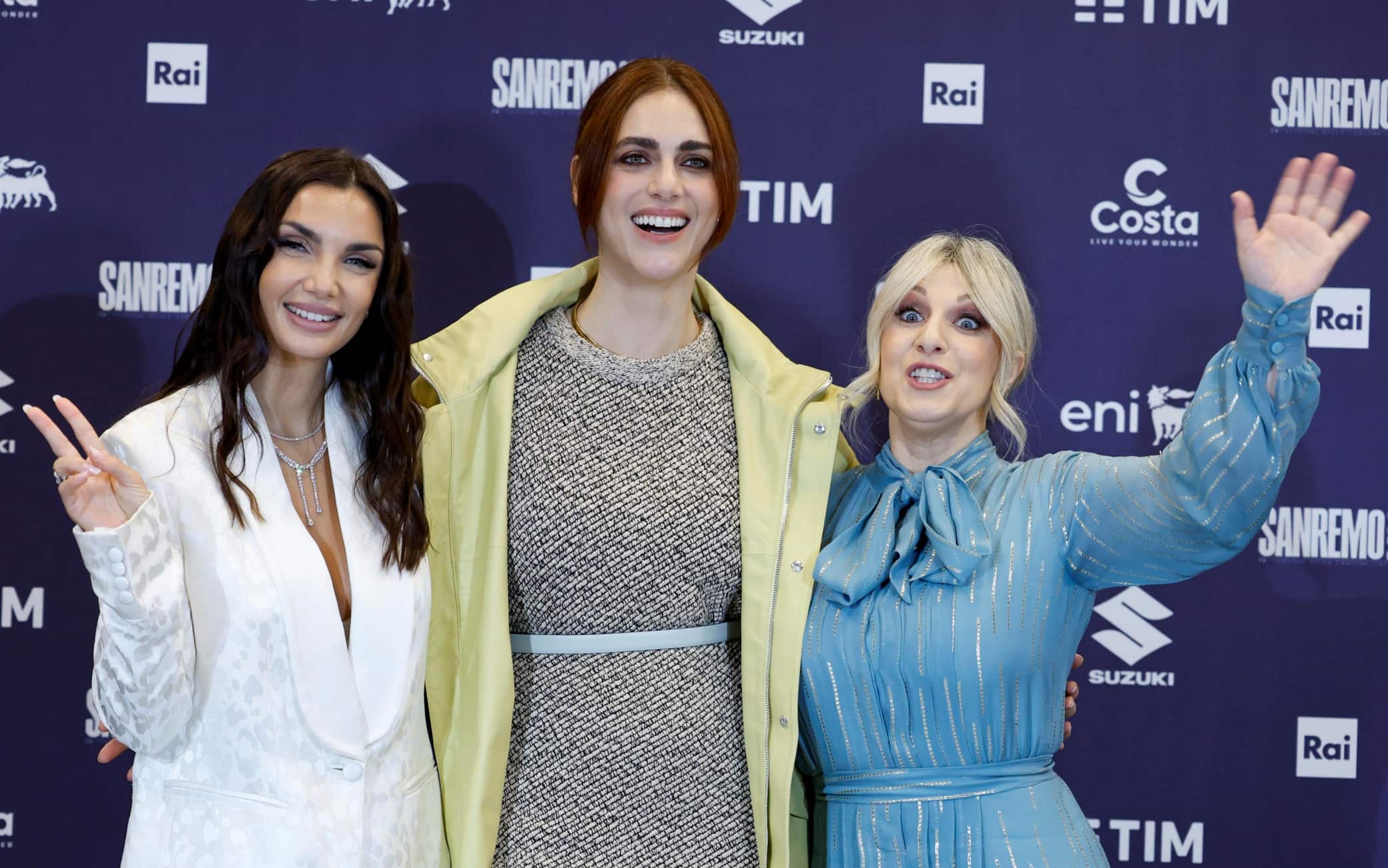 le co-conduttrici della terza serata