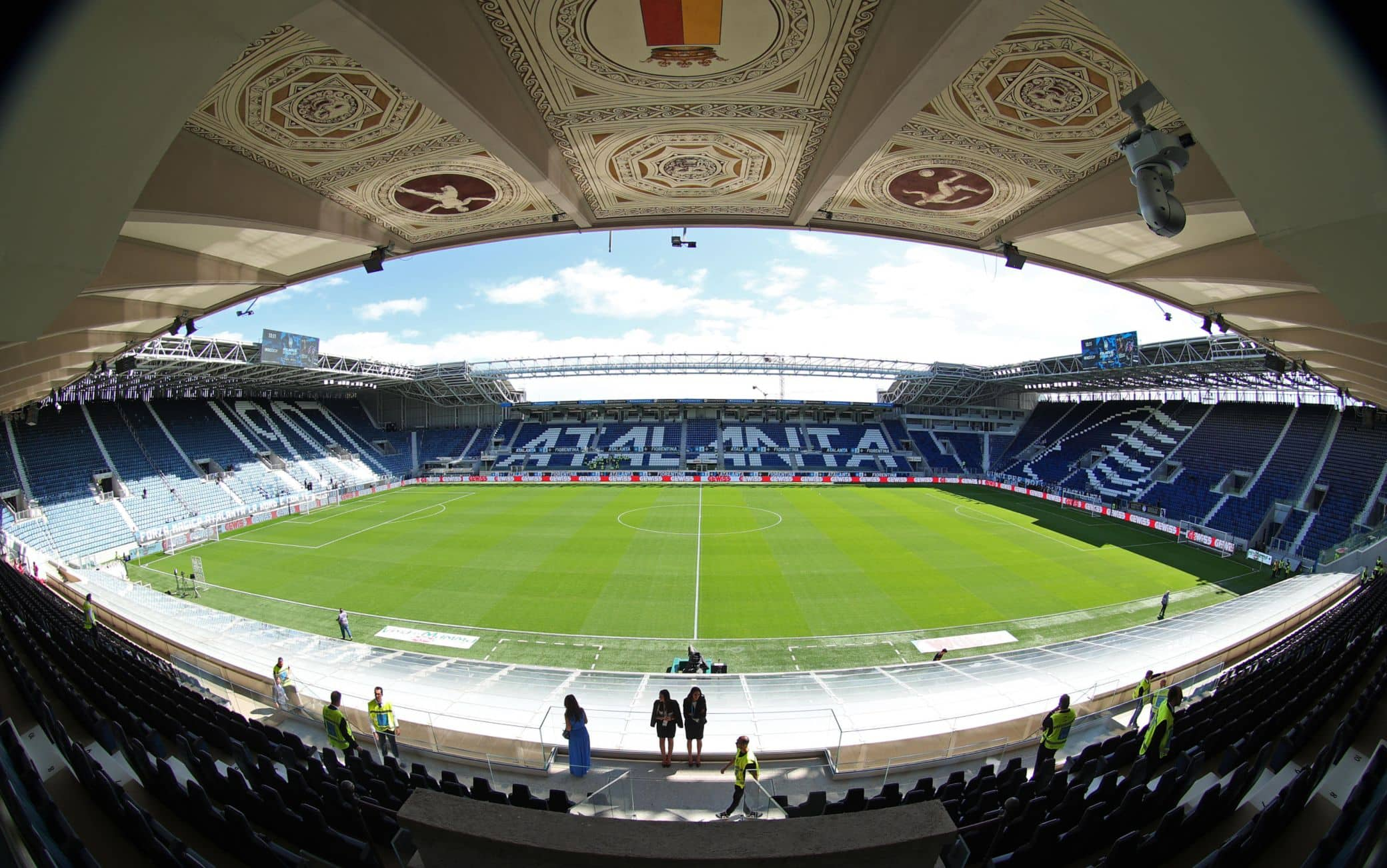 nuovo stadio dell'Atalanta, oggi per la prima volta a capienza piena