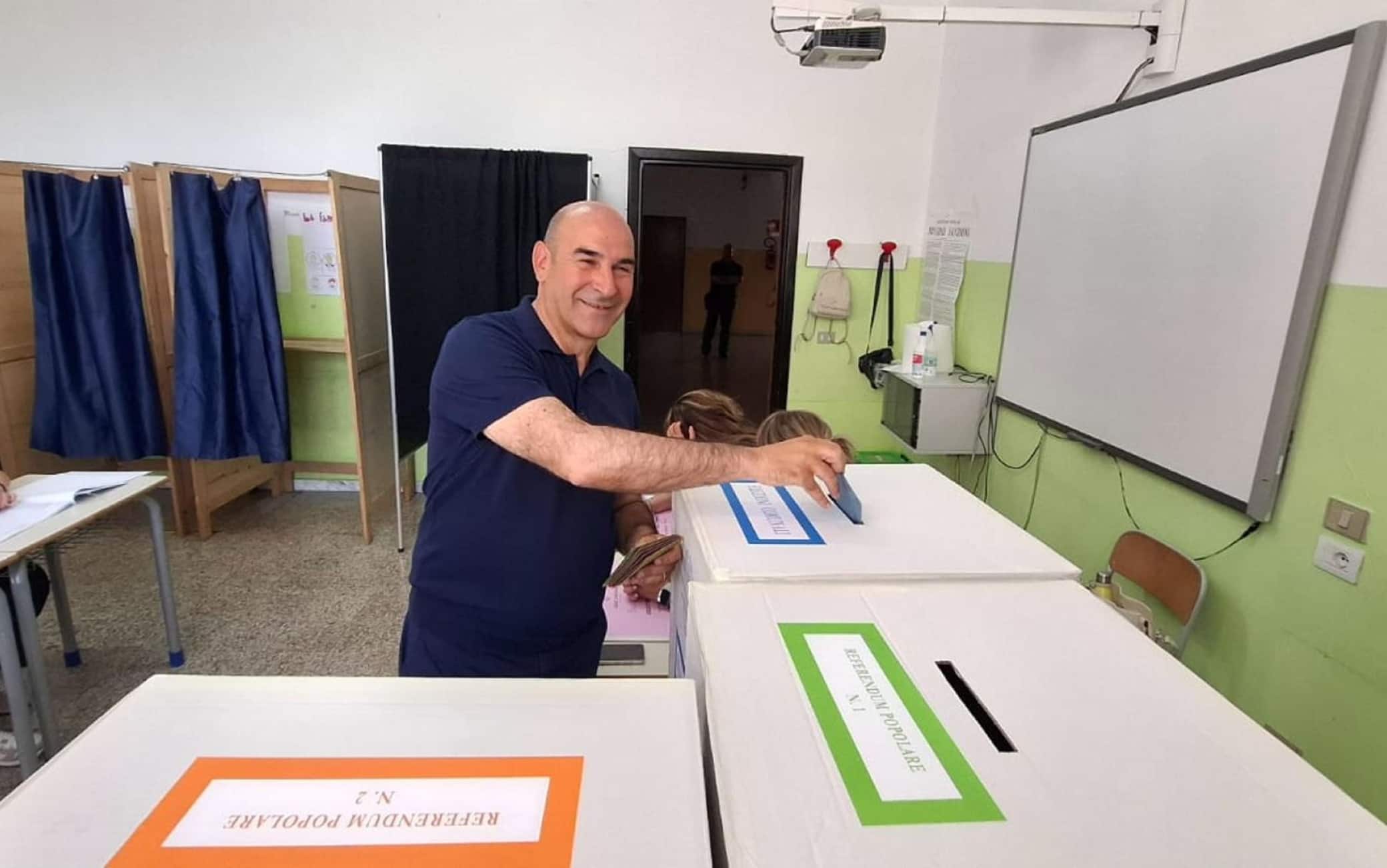 Il voto del candidato di centrosinistra Cifarelli a Matera